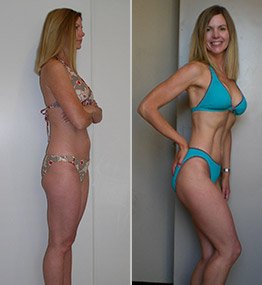 personal trainer North Hollywood - client before and after