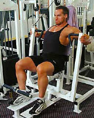 seated chest press