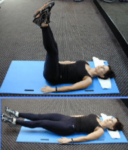 leg lowering abdominals