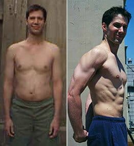 personal training client before and after