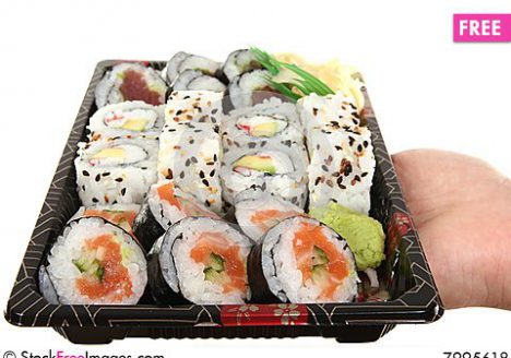 sushi food meal snack