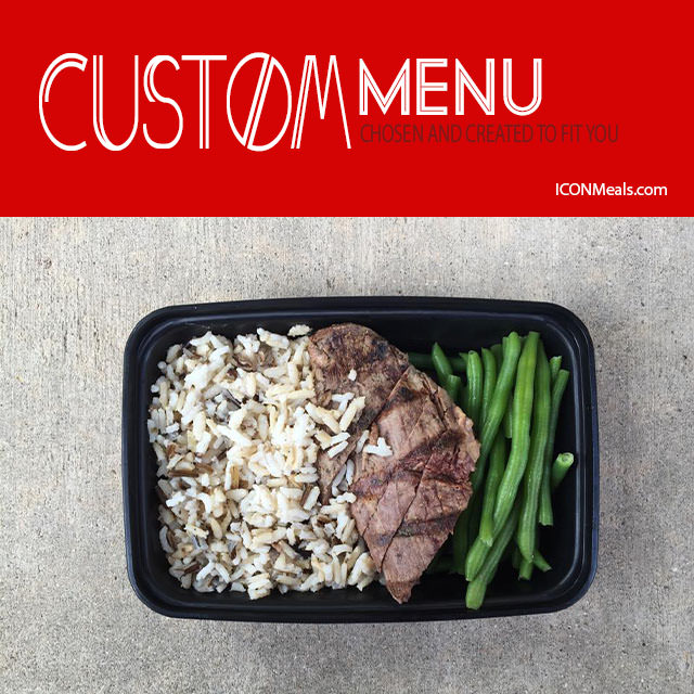 iconmeals custom menu