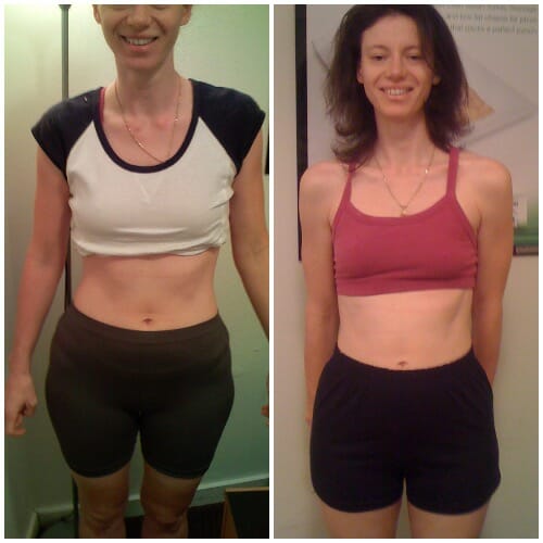 body transformation woman 8 weeks