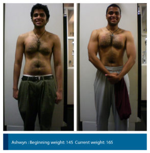 20 lb muscle gain