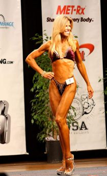 Master's bikini competitor Beverly