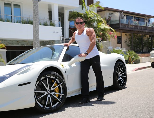 Beverly Hills personal training | Eric and Ferrari muscle