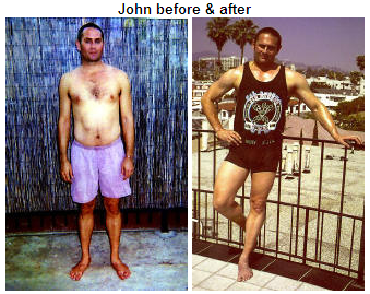 Hollywood personal training client John
