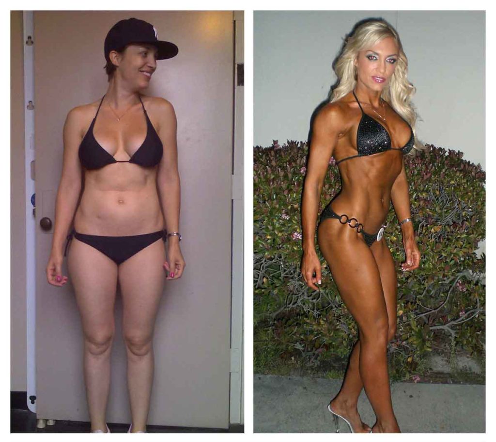 bikini competition body transformation