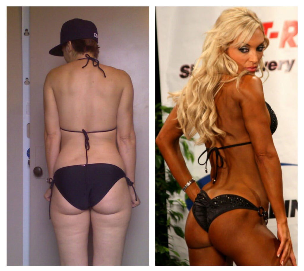 before and after bikini contest training Giannci