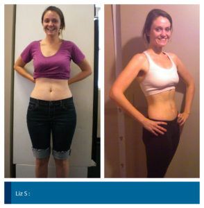 woman weight loss results