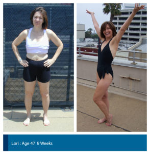 woman 47 before and after body
