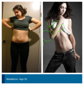 model weight loss