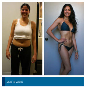 2 months bikini weight loss