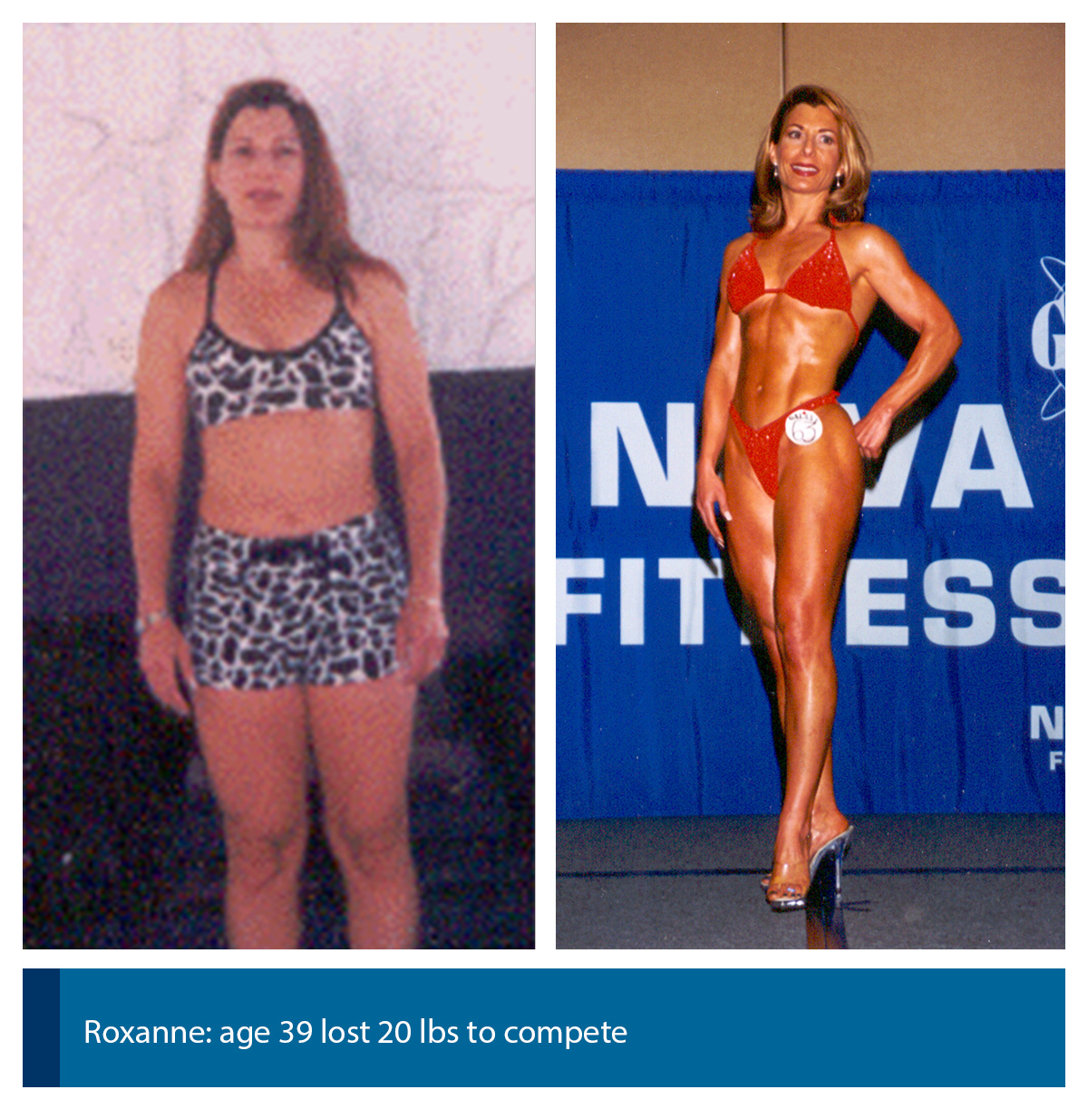 bikini competitor before and after