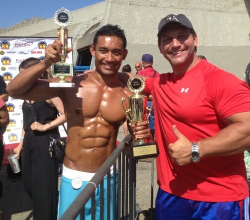 muscle beach 2014 men's physique july 4th 1st place and overall