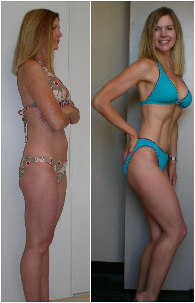 personal trainer North Hollywood - client before and after