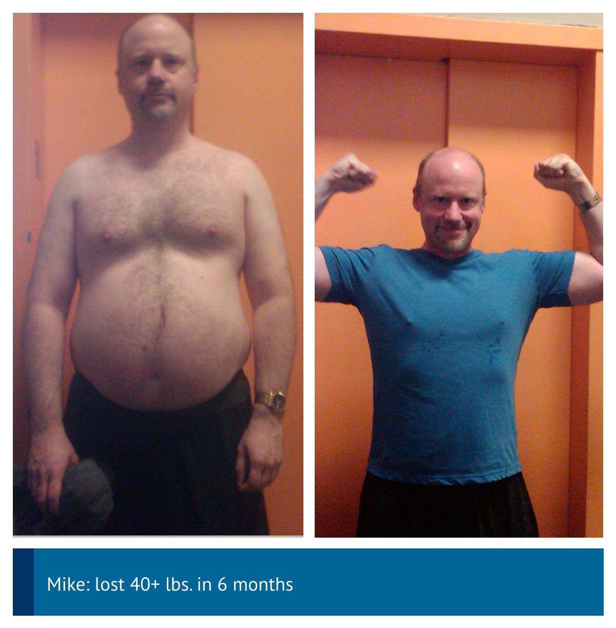 male weight loss 6 months