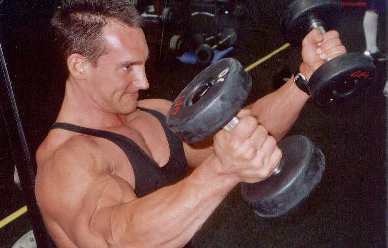 front dumbbell raise