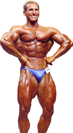 ripped male bodybuilder lat spread